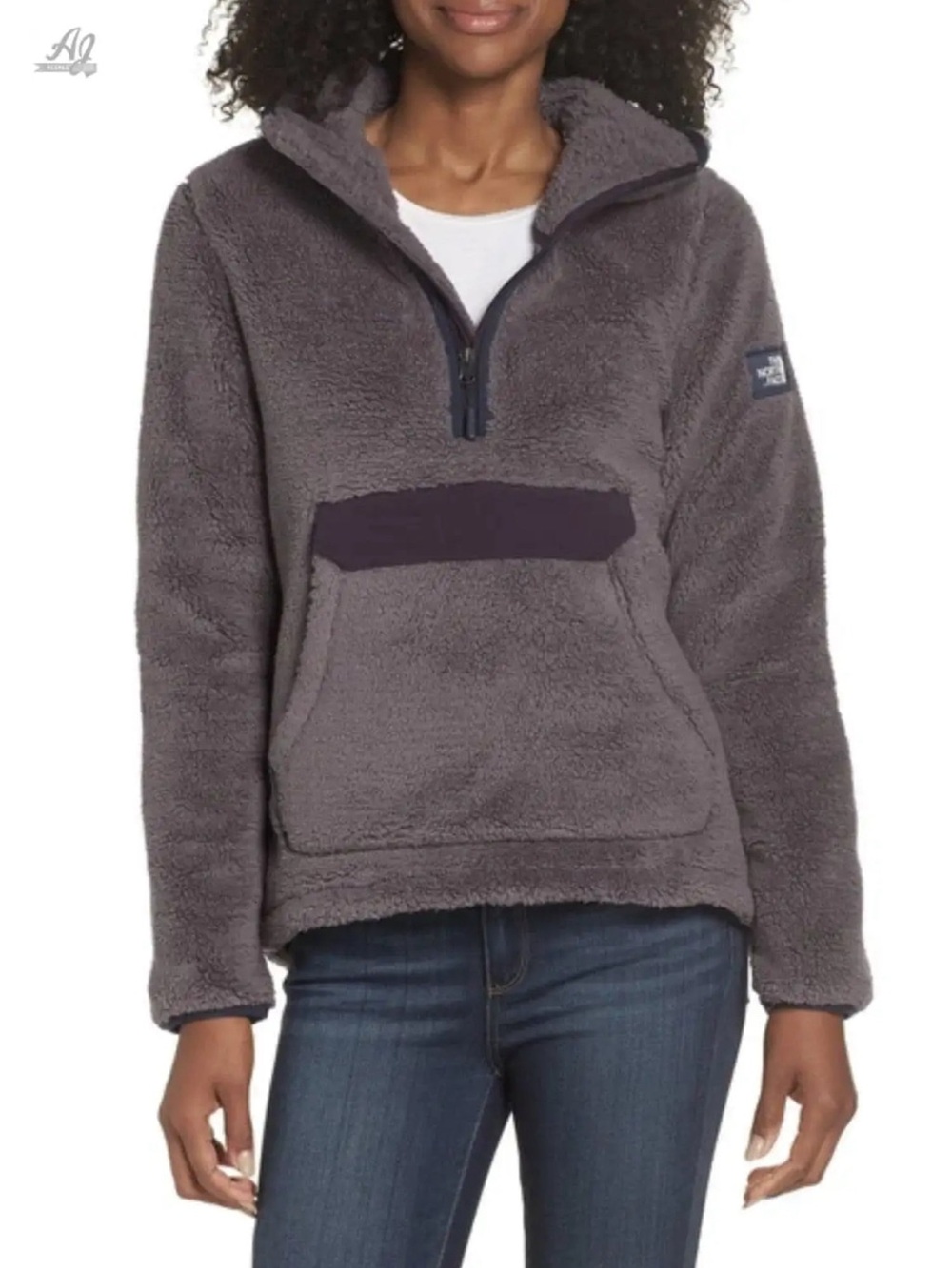 The North Face Women’s Campshire Sherpa Fleece Pullover Hoodie- XL
